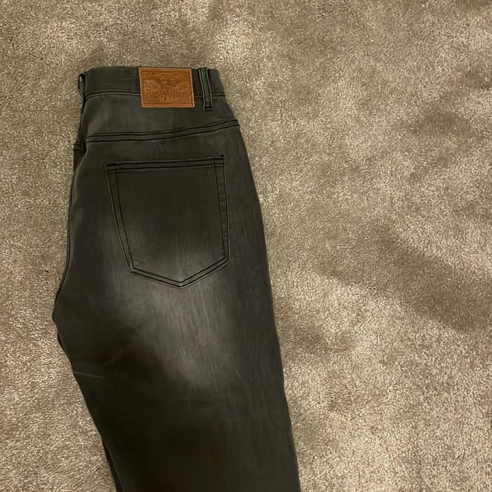 Flag & Anthem Oakland Slim jeans. Grey. 33x30.
